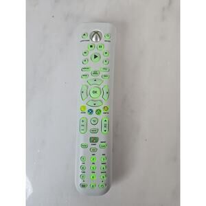 Official Microsoft Xbox 360 Universal Media Remote TESTED WORKS W/ Battery Cover